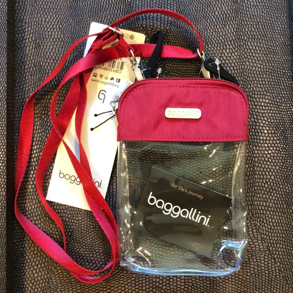 NWT Baggallini Clear Bag - Perfect for Game Day!